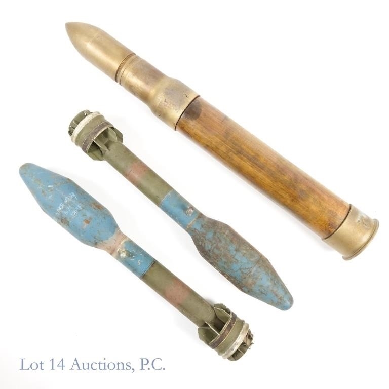 Large | Large Inert Dummy Rounds Shells (12 | MutualArt