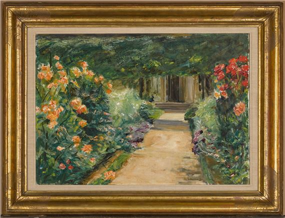 Max Liebermann、WANNSEEGARTEN、海外版超希少レゾネ Max Liebermann | Garten im Wannsee (Garden in Wannsee) (1924