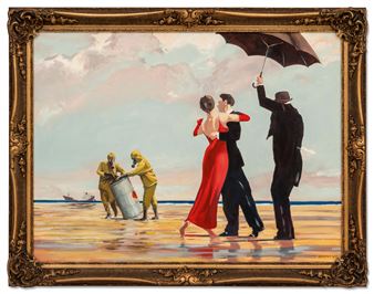 Crude Oil (Vettriano) - Banksy