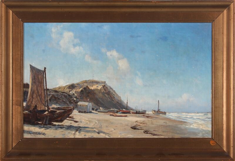Christian Mølsted | Coast scenery from Lønstrup | MutualArt
