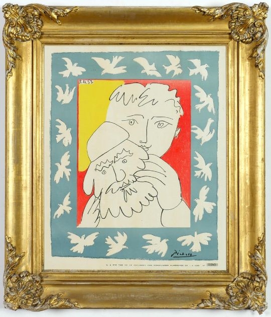 Artwork by Pablo Picasso, L'ENFANT AU MASQUE POUR LE JOURNAL I'HUMANITE