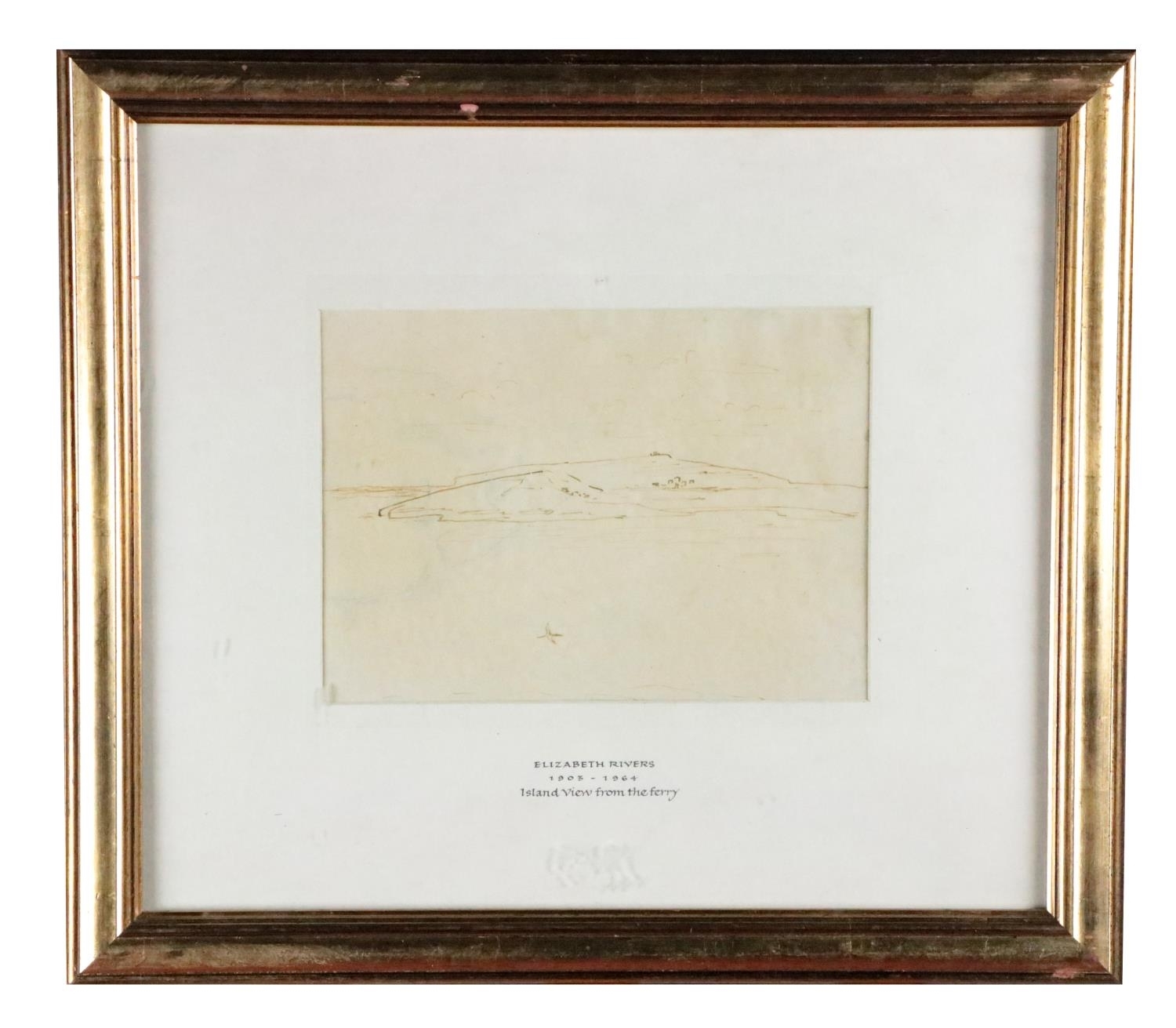 Elizabeth Rivers | Island View from the Ferry (1913) | MutualArt