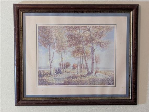 ROBERT DOARES, Trees, Framed Print - Robert Doares
