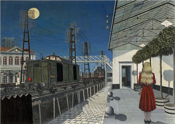 Paul Delvaux | Nuit de Noël (1956) | MutualArt
