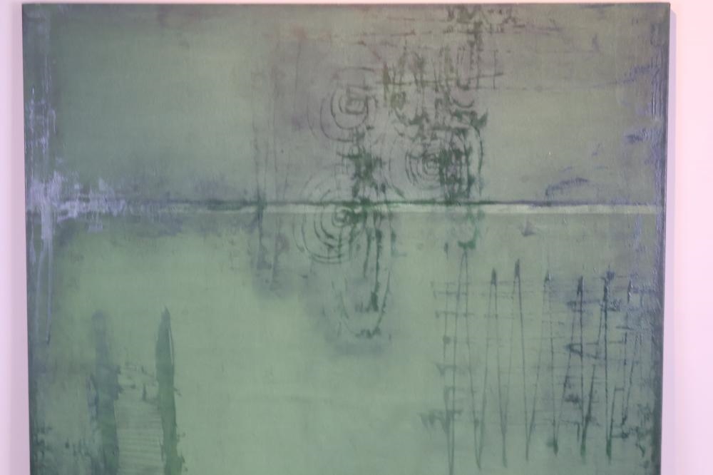 Artwork by Renata Cazzani, Abstract in Green, Made of Green
Acrylic on Canvas