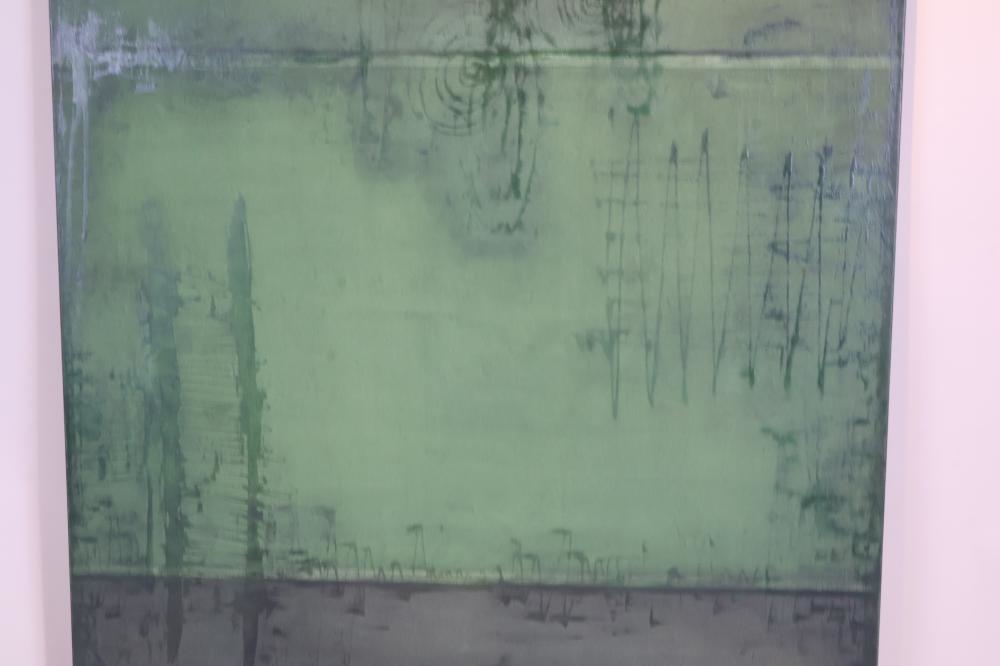 Artwork by Renata Cazzani, Abstract in Green, Made of Green
Acrylic on Canvas
