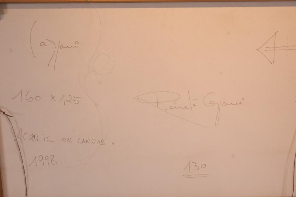 Artwork by Renata Cazzani, Abstract in Green, Made of Green
Acrylic on Canvas