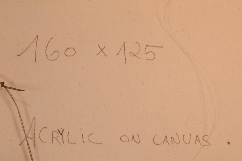 Artwork by Renata Cazzani, Abstract in Green, Made of Green
Acrylic on Canvas