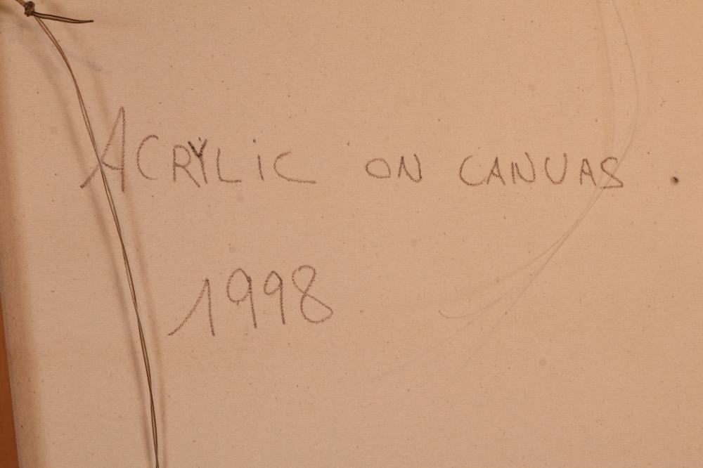 Artwork by Renata Cazzani, Abstract in Green, Made of Green
Acrylic on Canvas