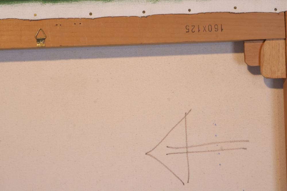 Artwork by Renata Cazzani, Abstract in Green, Made of Green
Acrylic on Canvas