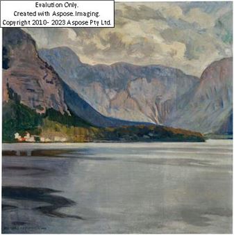 Blick von der Gosaumühle auf den Hallstätter See - Richard Harlfinger