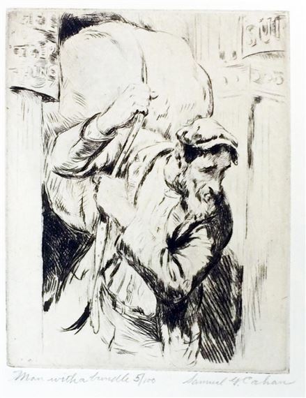 MAN WITH A BUNDLE - Samuel Cahan