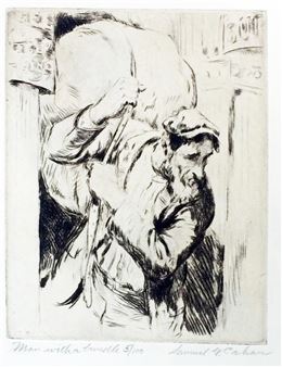 MAN WITH A BUNDLE - Samuel Cahan