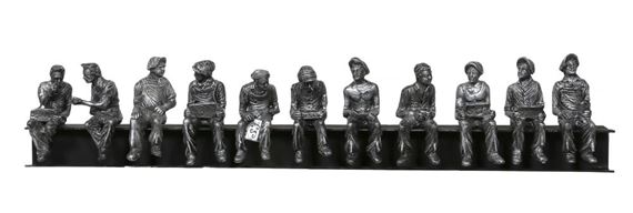 LUNCHTIME ON A SKYSCRAPER by Sergio Furnari, 1999