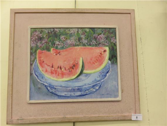 Ann Patrick | Framed Oil Painting - Melon and Marjoram - Ann Patrick ...