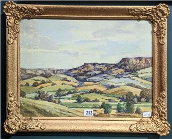 Hilly Landscape - Hubert Wesley Grace
