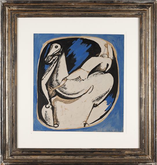 Marino Marini | Cavallo e cavaliere (1948) | MutualArt