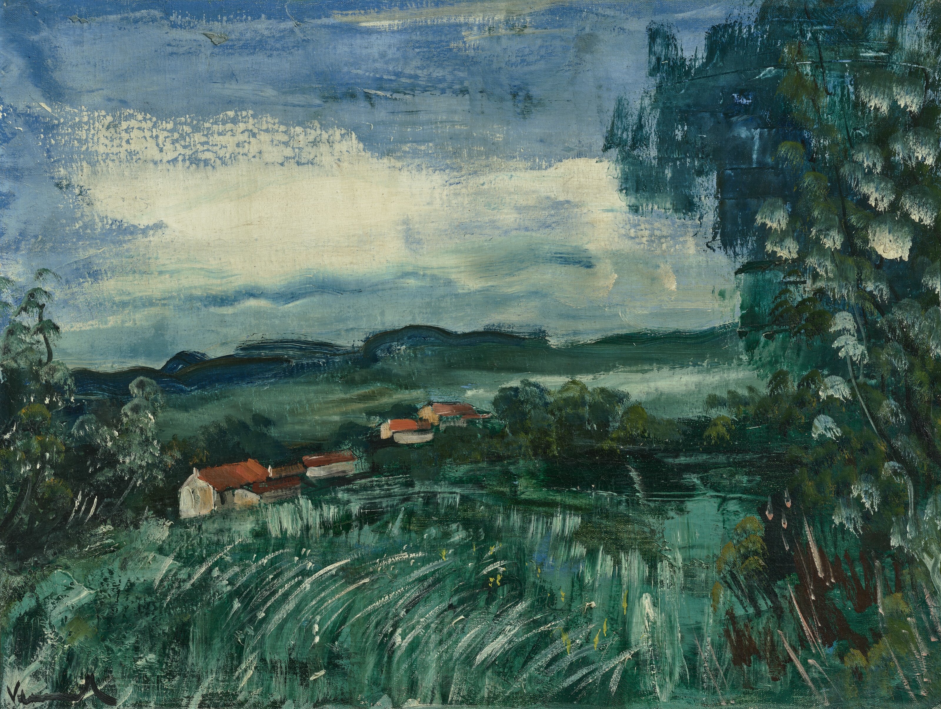 Artwork by Maurice de Vlaminck, ’éٲԲ, Made of oil on canvas
