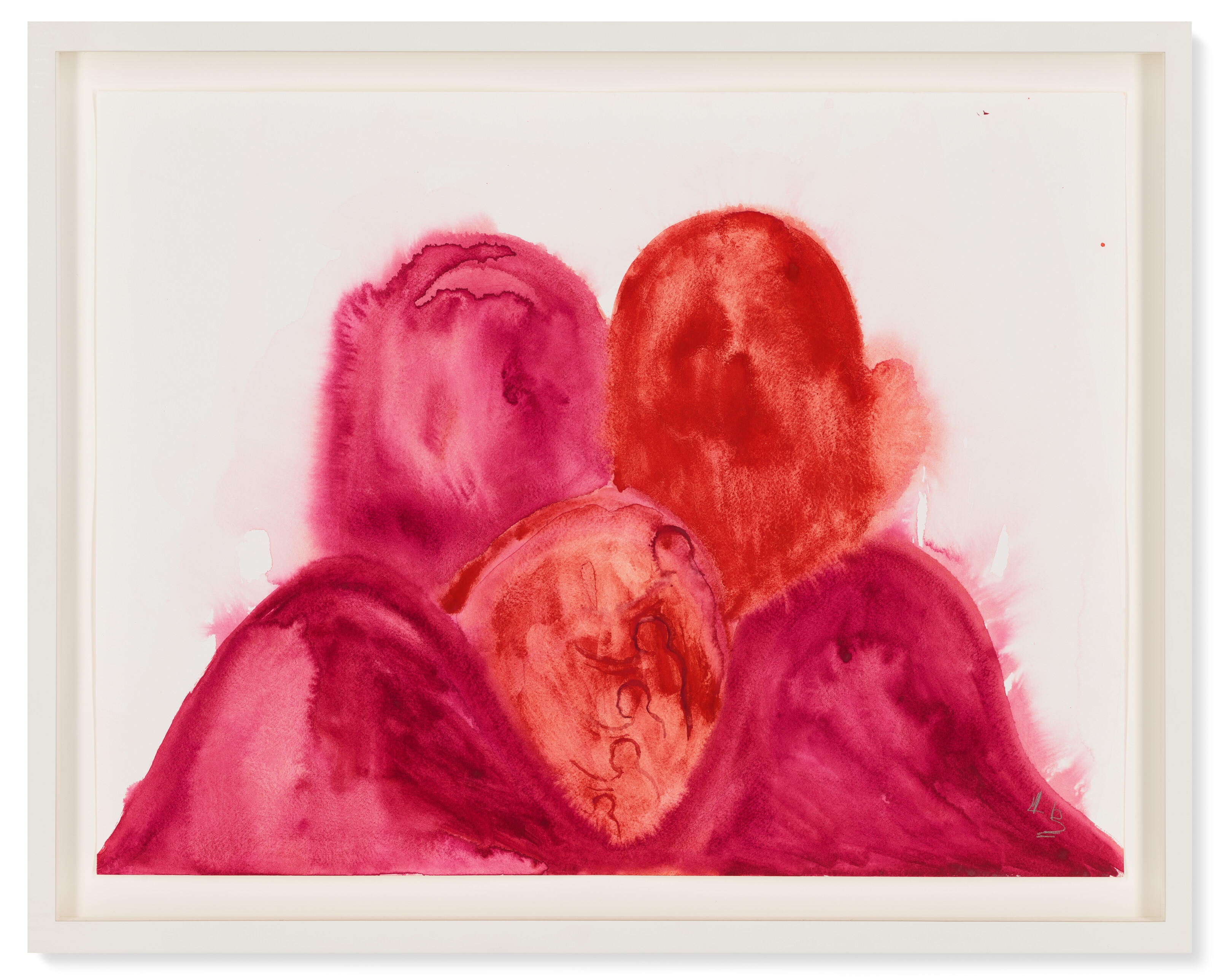 Artwork by Louise Bourgeois, Happiness, Made of gouache on paper
