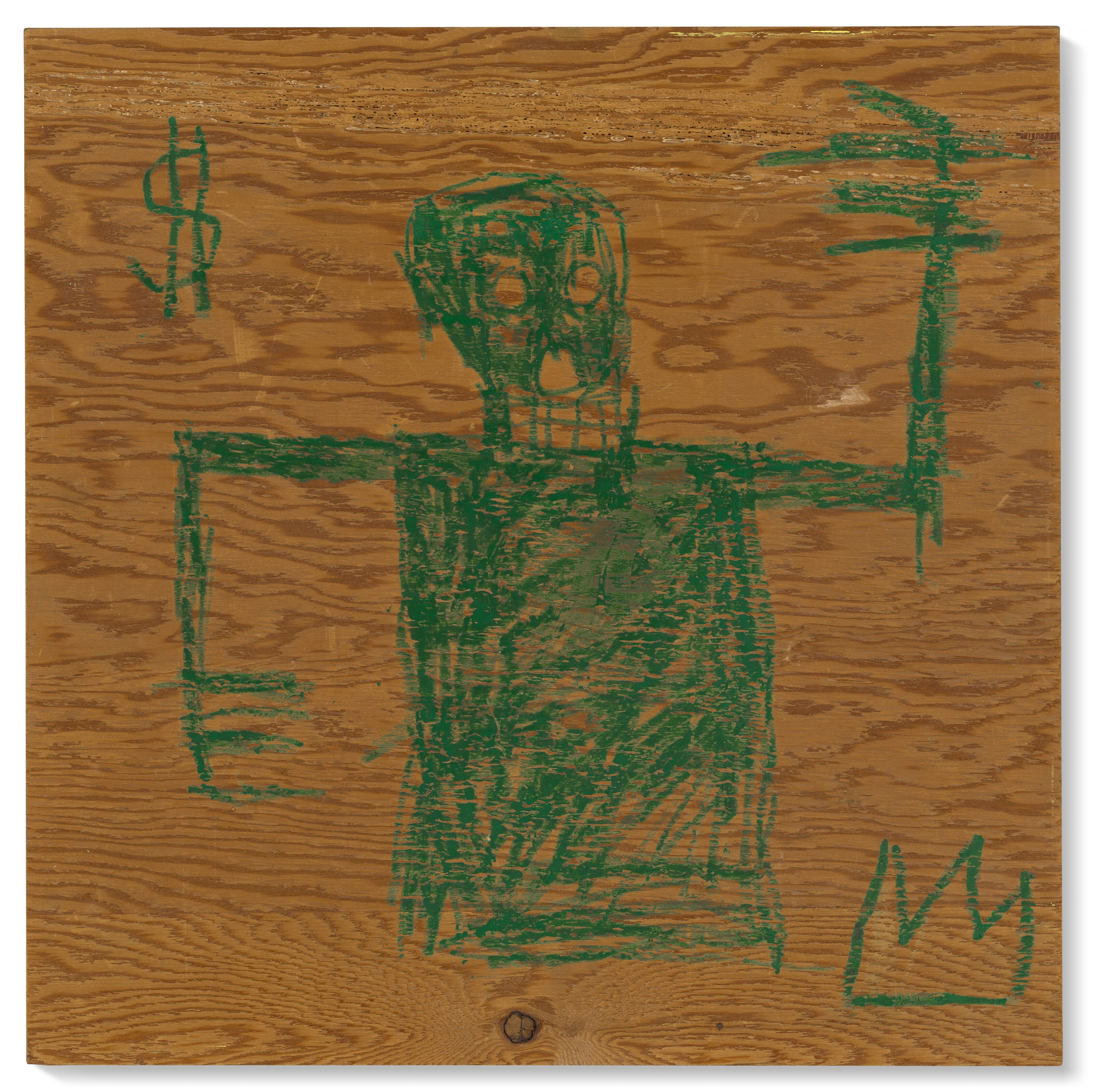 Artwork by Jean-Michel Basquiat, Untitled, Made of wood