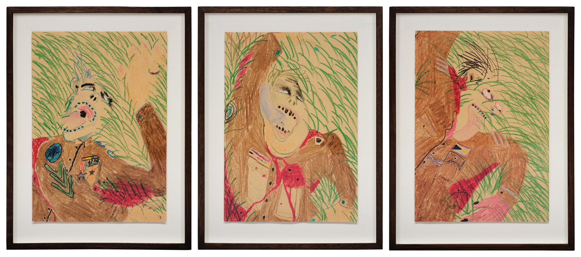 Calvin Marcus | Three works (i-iii): Dead Soldiers | MutualArt