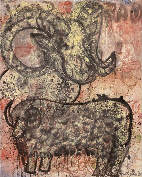 Year of the Ram by Grace Hartigan, Painted in 1993