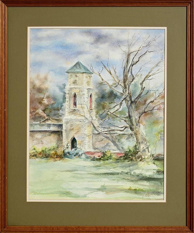 Mary Lohan Tower House Walled Garden MutualArt