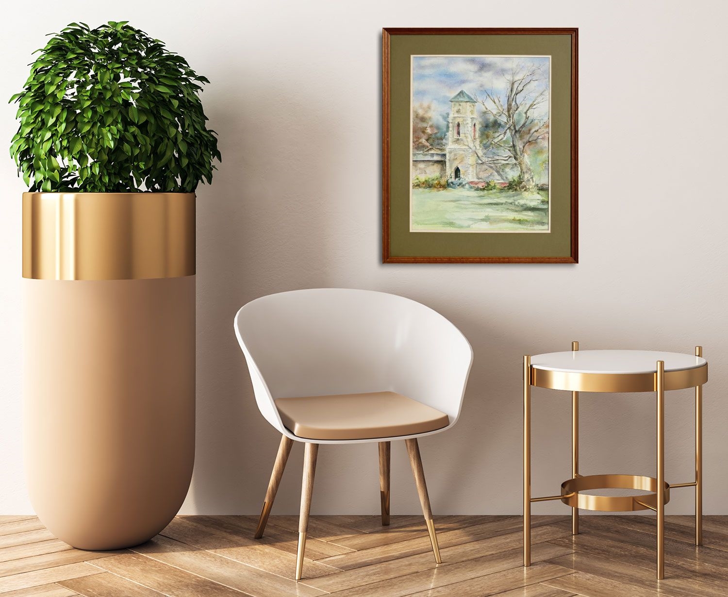 Mary Lohan Tower House Walled Garden MutualArt