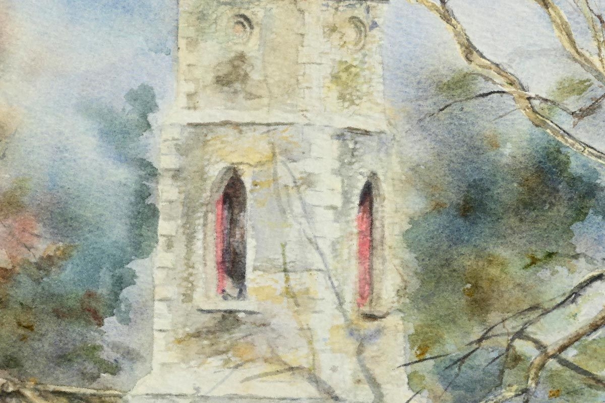 Mary Lohan Tower House Walled Garden MutualArt