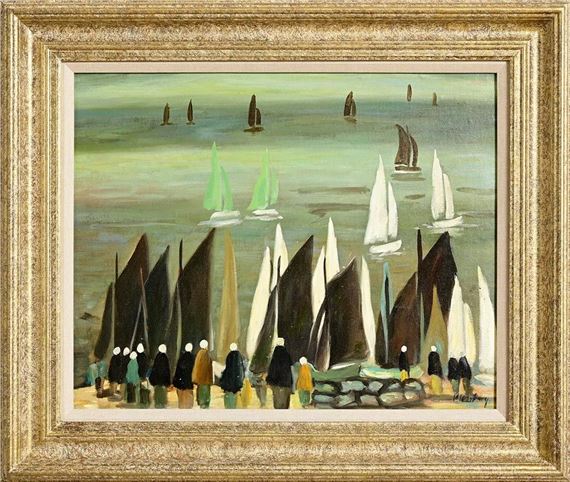 Markey Robinson | Shawlies Watching the Regatta | MutualArt
