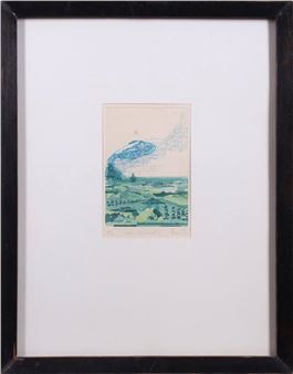 "Noch-Landschaft I" (Landschaft mit Fisch) - Barbara Frahm