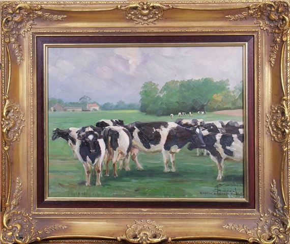 Kühe auf der Weide by Jakob Borsch