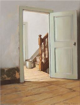 La porte ouverte. - Firmin Baes