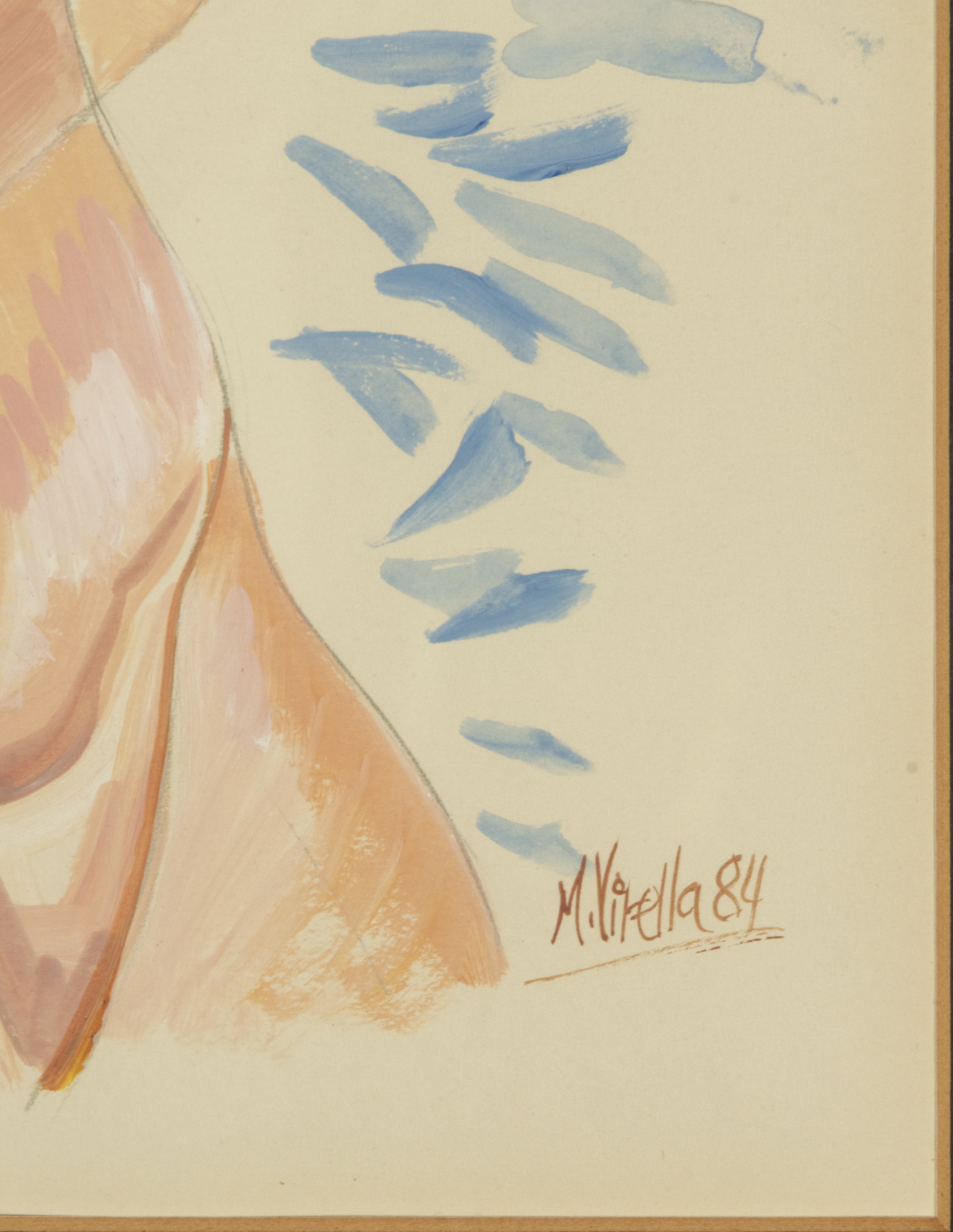 Artwork by Manuel, MANUEL VIRELLA PEÑATE (Sevilla - Cádiz, Made of Lino