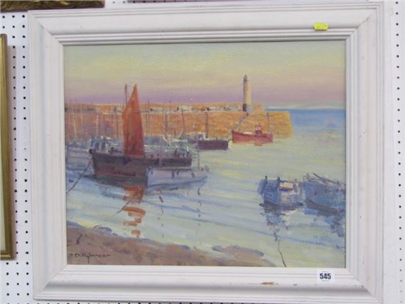 The Harbour in sunlight - David Rylance