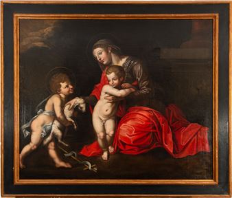 Virgen María con el Niño y San Juanito - Caravaggio