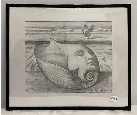 Jean-Paul Alaux | The shell woman | MutualArt