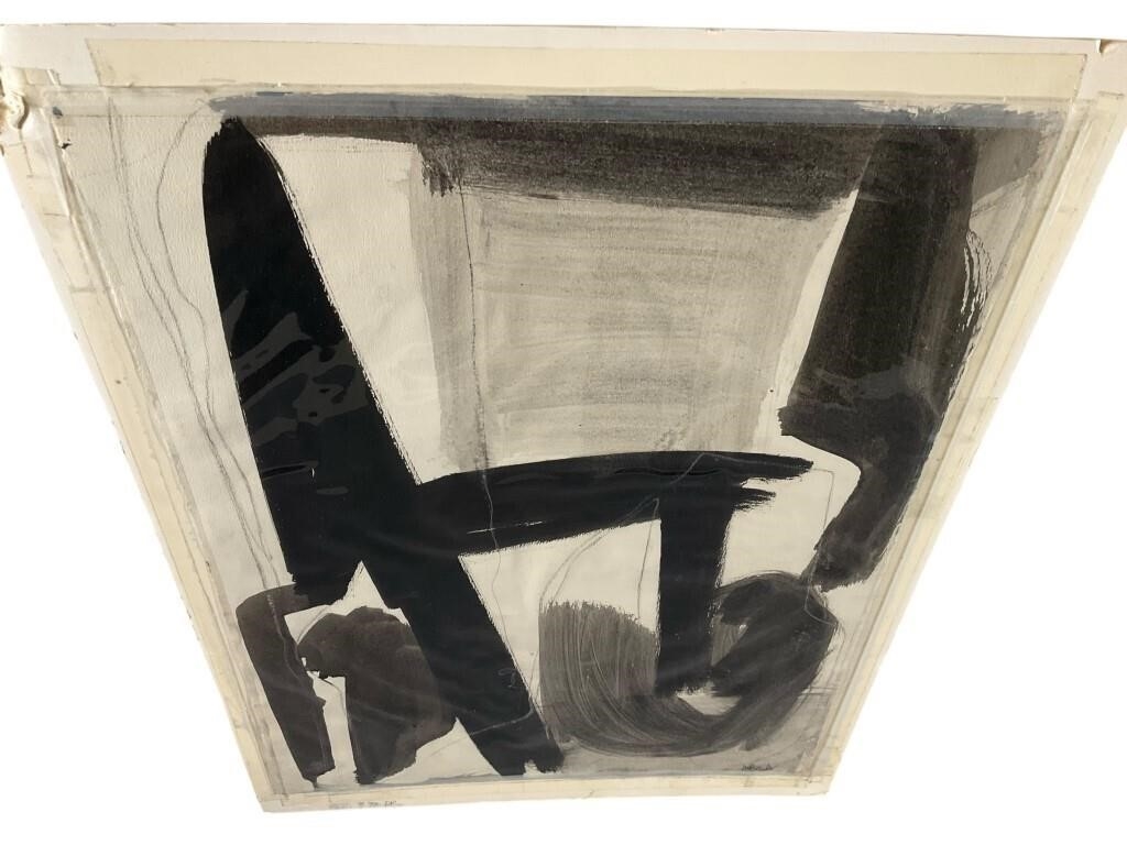 May Bender | May Bender abstract ink and wash painting #2 (1985 ...