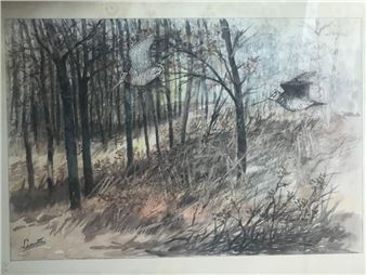 Set of 6 lithographs and framed reproductions 31 x 45 cm [6] - Gabriel Chefson