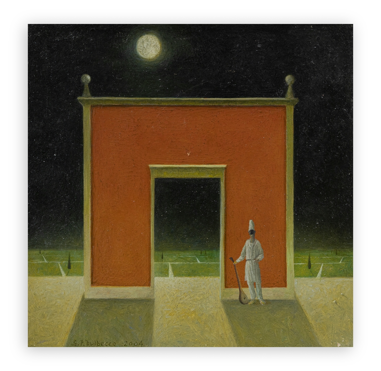 Artwork by Gian Paolo Dulbecco, Senza Titolo, Made of oil on board