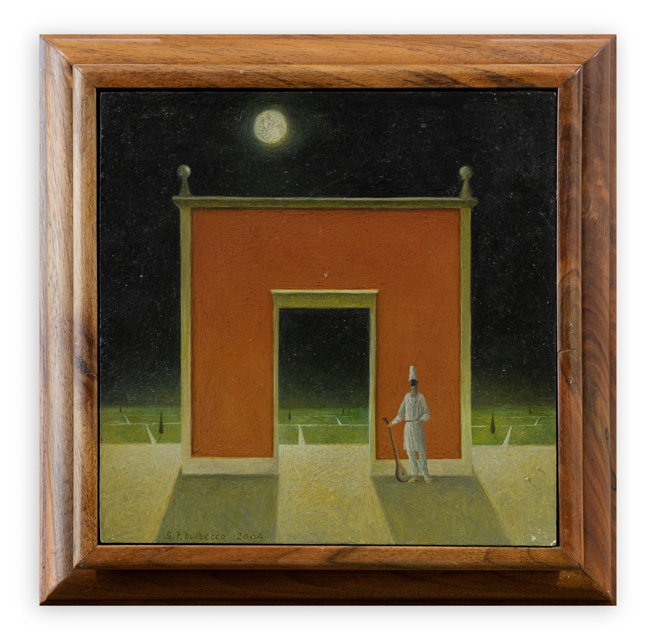 Artwork by Gian Paolo Dulbecco, Senza Titolo, Made of oil on board