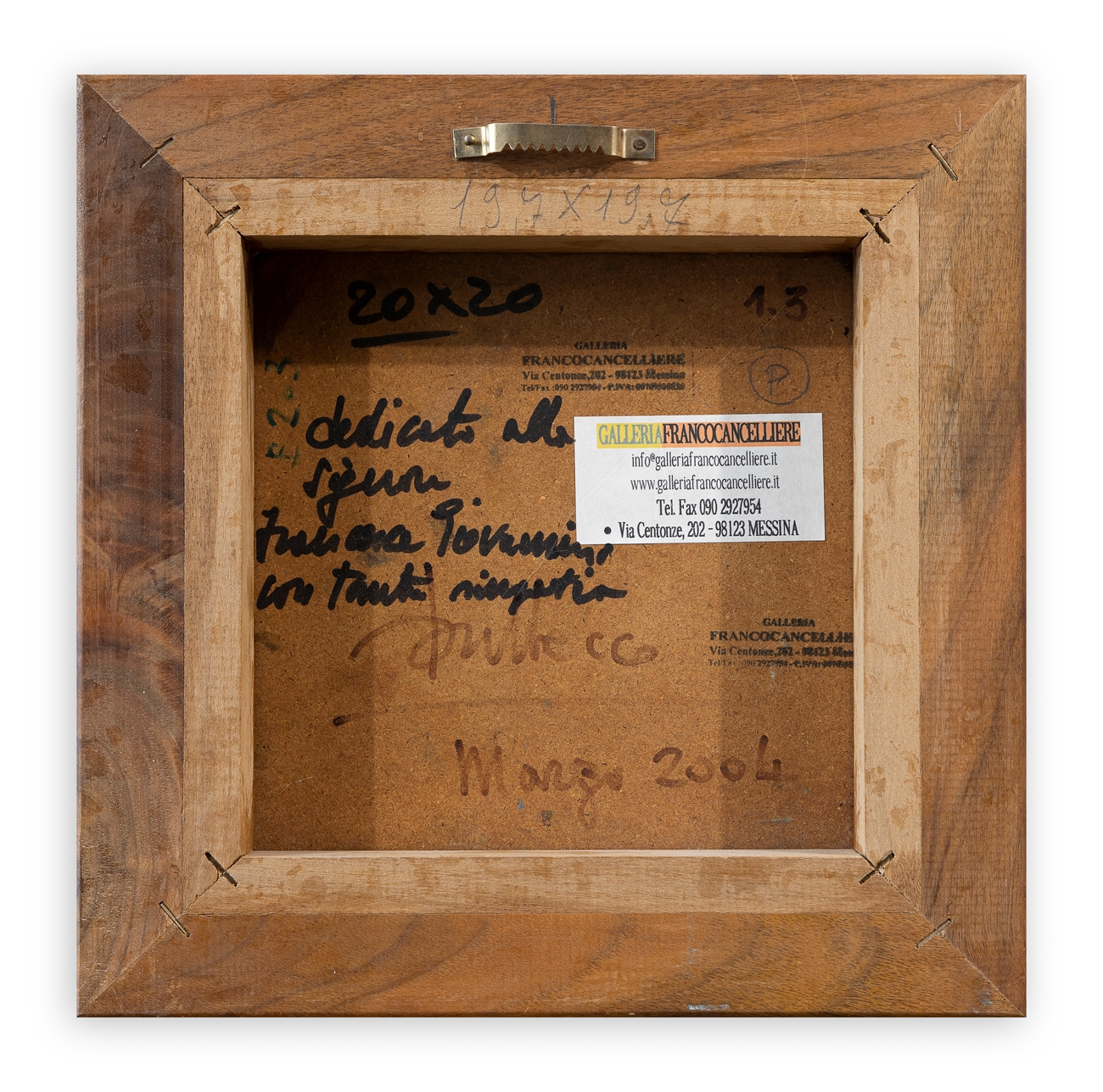 Artwork by Gian Paolo Dulbecco, Senza Titolo, Made of oil on board