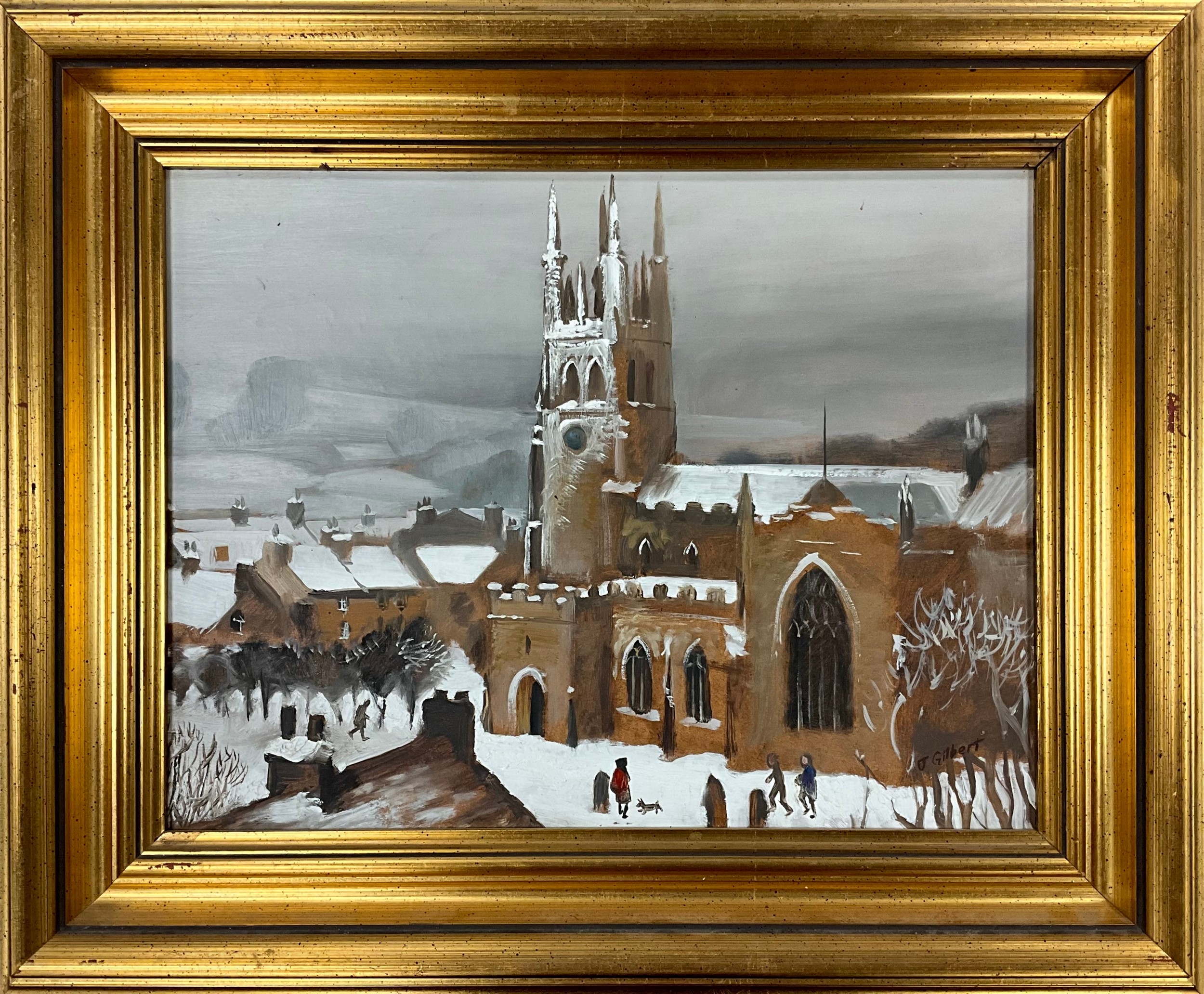 Jim Gilbert | Jim Gilbert (British, 1933-1995) Tideswell Church signed ...
