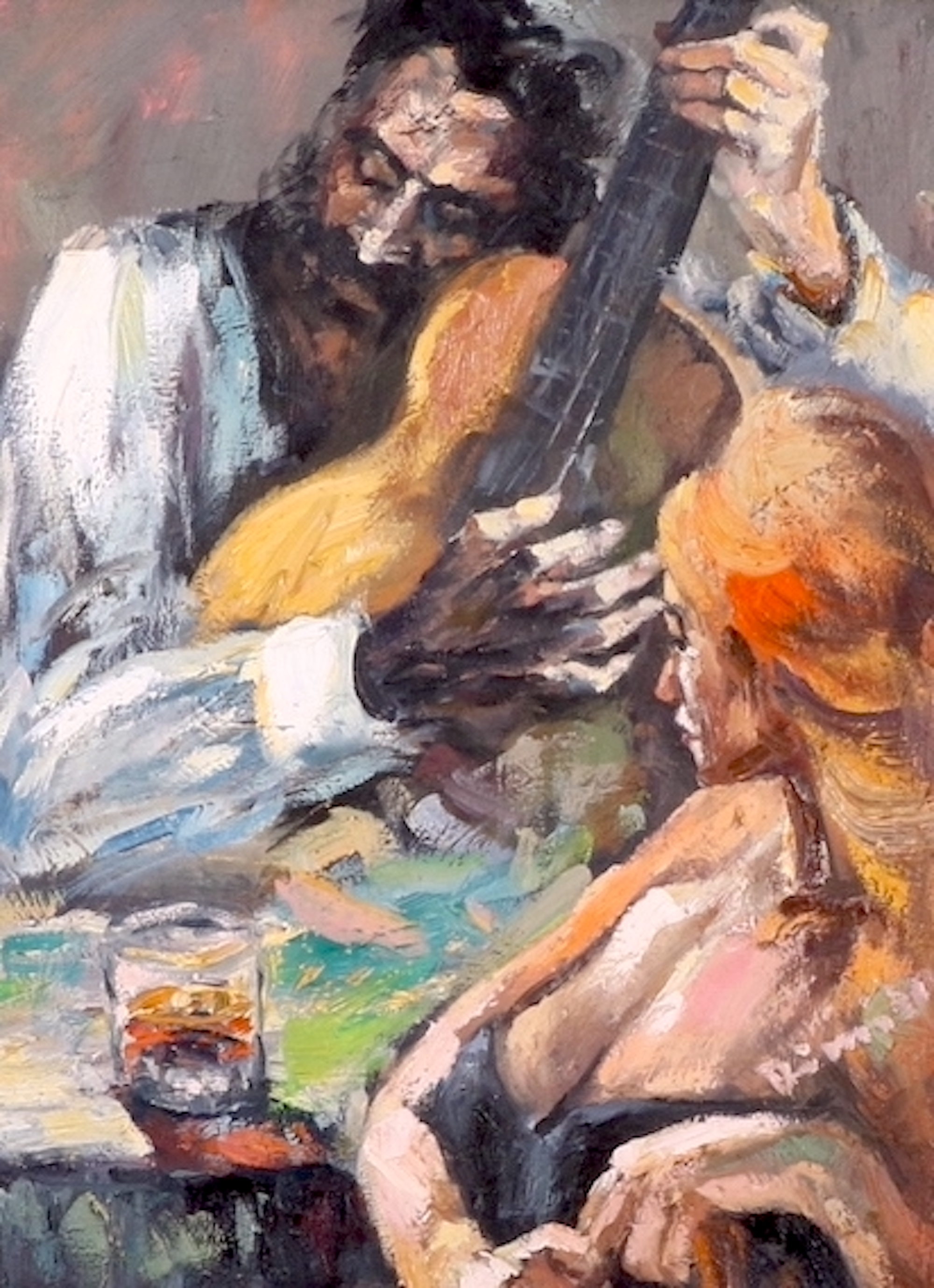 Artwork by Branko Dimitrov, MELODY OF LOVE, Made of oil on canvas