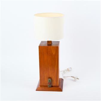 A Vintage New Zealand Made Block Lamp - Block