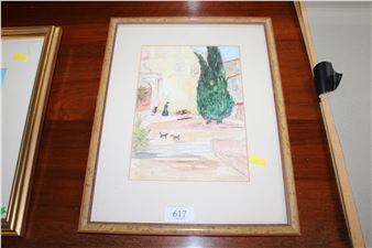 watercolour of Leiston Old Abbey - Helen Grieve