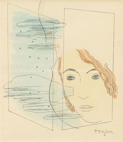 Dívka s houslemi by Toyen