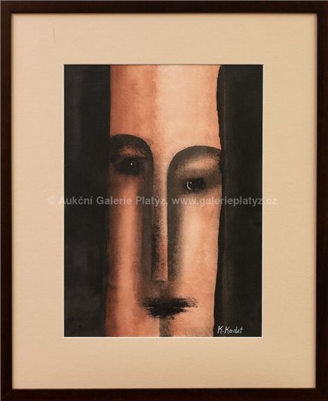 Muž s knírem by Kristian Kodet