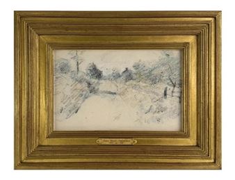 ROAD SCENE - John Henry Twachtman