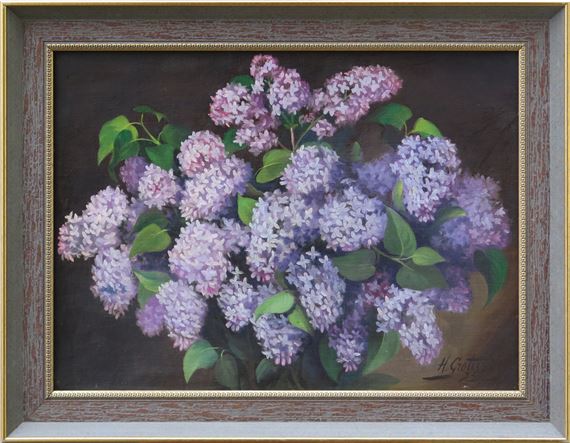 Violetie ceriņi 1935 by Hugo Karlis Grotuss, 1935